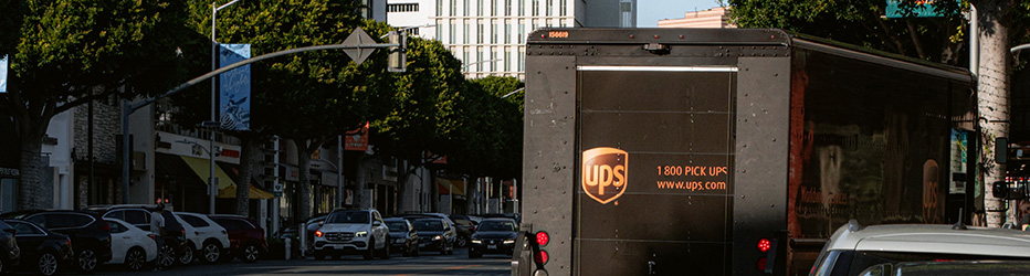 UPS Truck In The Street